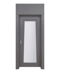 BY-156V Porte intérieure Laqué  Vitrée